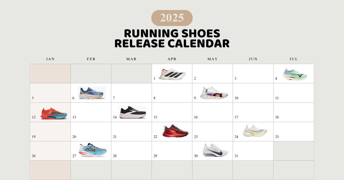 2025 Running Shoe Release Calendar